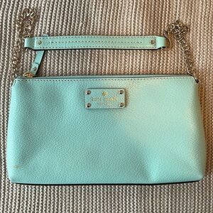 Blue Kate Spade mini bag